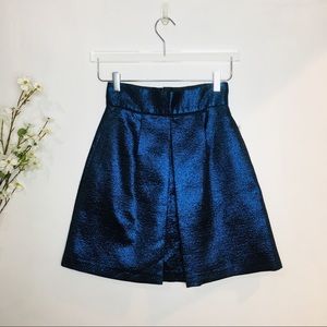 🌜3/$25 Zara| Sparkly Blue Skirt